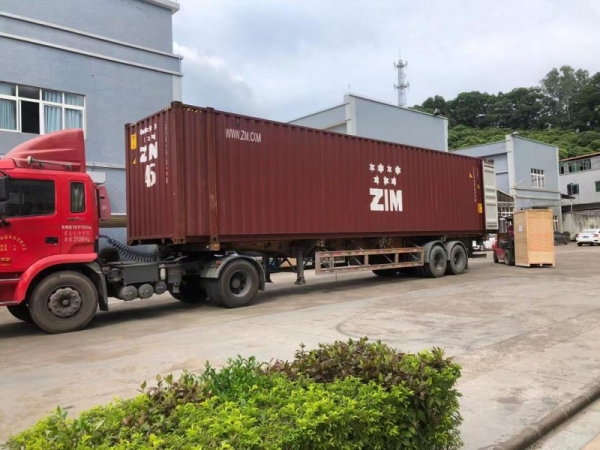Zhenyu Zipper Machine Twice Loaded And Shipped To Turkey